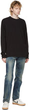 John Elliott Black Classic University Long Sleeve T-Shirt
