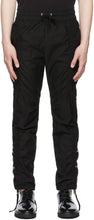John Elliott Black Cotton Poplin Frame Cargo Pants - John Elliott Black Cotton Coton Cadelin Cadre Cargo - 존 엘리엇 블랙 코튼 포플린 프레임화물 바지