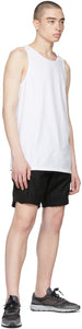 John Elliott Black Cotton Poplin Frame Shorts
