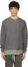 John Elliott Black Reconstructed Vintage Crew Sweatshirt - Sweat-shirt de l'équipage vintage de John Elliott noir reconstruit - John Elliott Black은 빈티지 크루 스웨터를 재구성했습니다