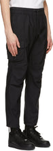 John Elliott Black Sateen Cargo Pants