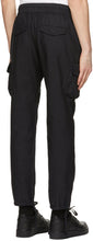 John Elliott Black Sateen Cargo Pants