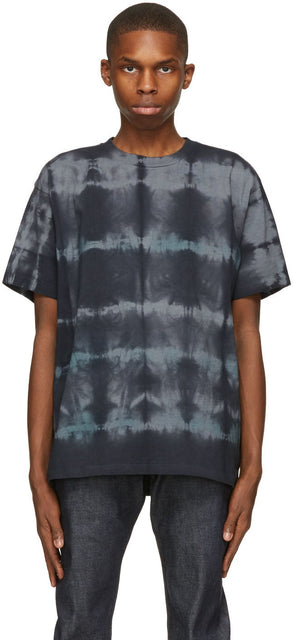 John Elliott Blue Hand-Dyed University T-Shirt - T-shirt universitaire à la main bleu de John Elliott - John Elliott Blue Hand-Dyed University T 셔츠