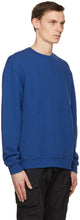 John Elliott Blue Oversized Crewneck Sweatshirt