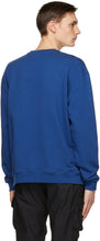 John Elliott Blue Oversized Crewneck Sweatshirt