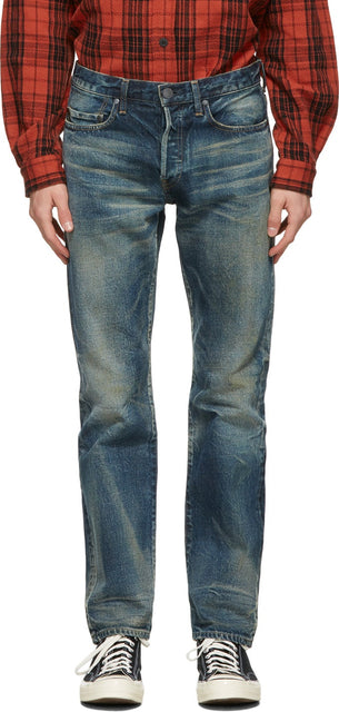 John Elliott Blue 'The Daze 2' Jeans - John Elliott Blue 'The Daze 2' Jeans - John Elliott Blue 'The Daze 2'청바지