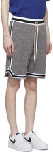 John Elliott Brown Fur Terry Game Shorts