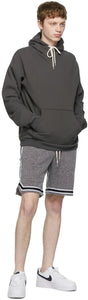 John Elliott Brown Fur Terry Game Shorts