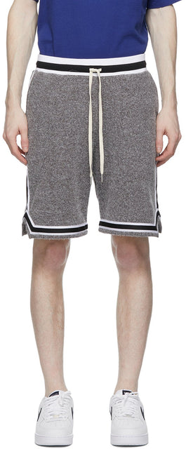 John Elliott Brown Fur Terry Game Shorts - Short de John Elliott Brown Terry Jeu Terry - 존 엘리엇 브라운 모피 테리 게임 반바지