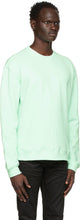 John Elliott Green Oversized Crewneck Sweatshirt