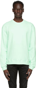 John Elliott Green Oversized Crewneck Sweatshirt - Sweat-shirt de Crewneck vert surdimensionné John Elliott - John Elliott Green 대형 Crewneck 스웨터
