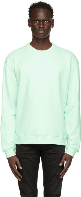 John Elliott Green Oversized Crewneck Sweatshirt - Sweat-shirt de Crewneck vert surdimensionné John Elliott - John Elliott Green 대형 Crewneck 스웨터