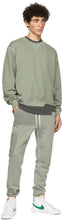 John Elliott Green Reconstructed Vintage Crew Sweatshirt