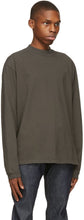 John Elliott Grey 900 Mock Neck Long Sleeve T-Shirt