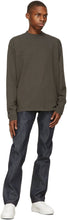John Elliott Grey 900 Mock Neck Long Sleeve T-Shirt