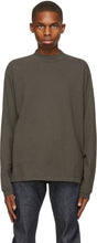 John Elliott Grey 900 Mock Neck Long Sleeve T-Shirt - T-shirt à manches longues à manches longues de John Elliott Grey 900 - 존 엘리엇 그레이 900 모의 목 긴 소매 티셔츠