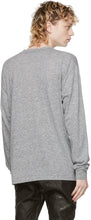John Elliott Grey Classic University Long Sleeve T-Shirt