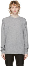John Elliott Grey Classic University Long Sleeve T-Shirt - T-shirt à manches longues de John Elliott Grey Classic University - 존 엘리엇 그레이 클래식 대학 긴 소매 티셔츠