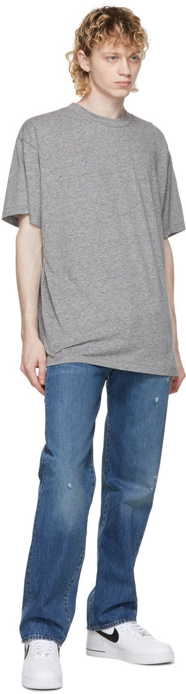 John Elliott Grey Classic University T-Shirt