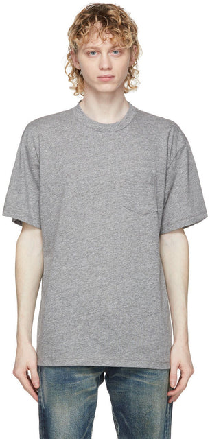 John Elliott Grey Lucky Pocket T-Shirt - T-shirt John Elliott Grey Lucky Pocket Pocket - John Elliott Grey Lucky Pocket T 셔츠