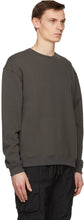 John Elliott Grey Oversized Crewneck Sweatshirt