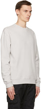John Elliott Grey Oversized Crewneck Sweatshirt