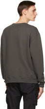John Elliott Grey Oversized Crewneck Sweatshirt