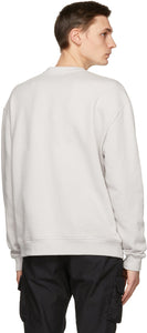 John Elliott Grey Oversized Crewneck Sweatshirt