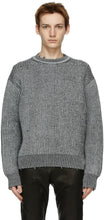 John Elliott Grey Wool Structure Sweater - John Elliott Grey Laine Structure Structure - 존 엘리엇 그레이 울 구조 스웨터