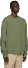 John Elliott Khaki Crew Beach Sweatshirt