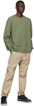 John Elliott Khaki Crew Beach Sweatshirt