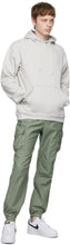 John Elliott Khaki Sateen Cargo Pants
