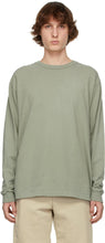 John Elliott Khaki University Long Sleeve T-Shirt - T-shirt à manches longues de John Elliott Kakiott Khaki - John Elliott Khaki University 긴 소매 티셔츠