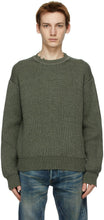 John Elliott Khaki Wool Structure Sweater - John Elliott Khaki Wool Structure Structure - John Elliott Khaki 양모 구조 스웨터