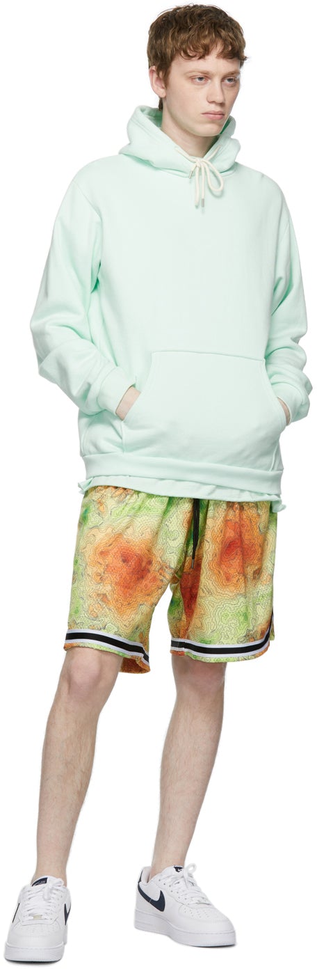 John Elliott Multicolor Topographic Game Shorts