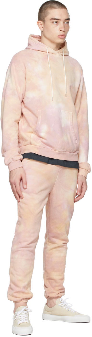 John Elliott Pink Tie-Dye LA Lounge Pants