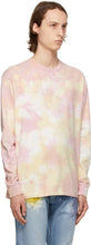 John Elliott Pink Tie-Dye University Long Sleeve T-Shirt