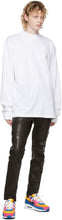 John Elliott White 900 Mock Neck Long Sleeve T-Shirt