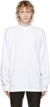 John Elliott White 900 Mock Neck Long Sleeve T-Shirt - T-shirt à manches longues à manches longues de John Elliott White 900 - John Elliott White 900 모의 목 긴 소매 티셔츠