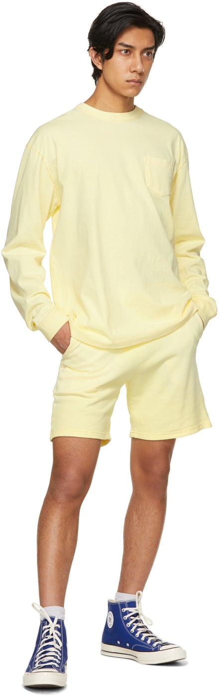 John Elliott Yellow Exposure University Long Sleeve T-Shirt