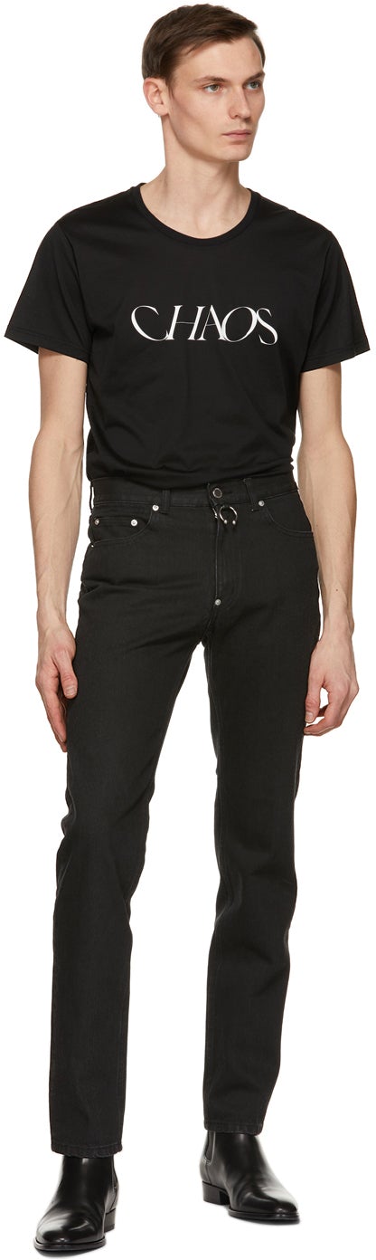 Johnlawrencesullivan Black 'Chaos' T-Shirt