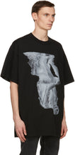 Johnlawrencesullivan Black Oversized Print T-Shirt