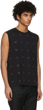 Johnlawrencesullivan Black Piercing Tank Top