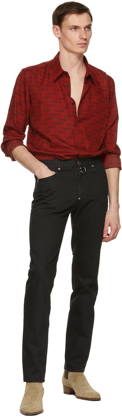 Johnlawrencesullivan Red 'Chaos' Shirt