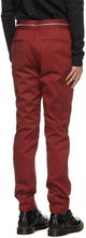 Johnlawrencesullivan Red Zipped Trousers