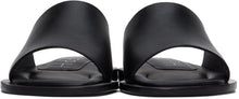 Joseph Black Softy Pool Sandals