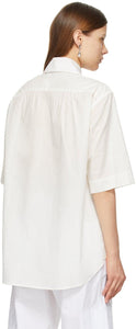 Julia Jentzsch Off-White Batiste Short Sleeve Shirt