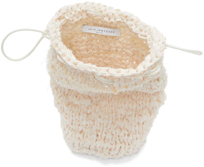 Julia Jentzsch Off-White Hand Knit Pouch