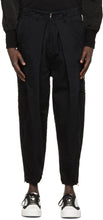 Julius Black Adjustable Zip Cargo Pants - Pantalon de cargaison zippé ajustable Julius noir - 줄리어스 블랙 조정 가능한 지퍼화물 바지