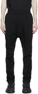 Julius Black Cotton Dry Sweat Lounge Pants - Pantalon salon de sueur sèche en coton noir Julius - 줄리어스 블랙 코튼 마른 땀이 바지 라운지 바지